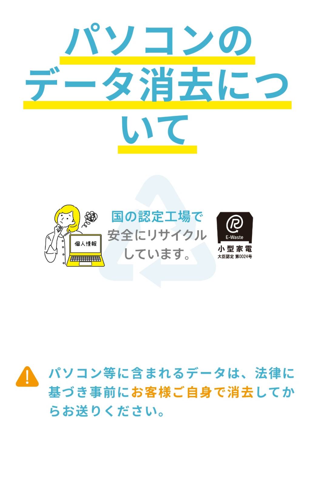 パソコン無料回収・処分・廃棄