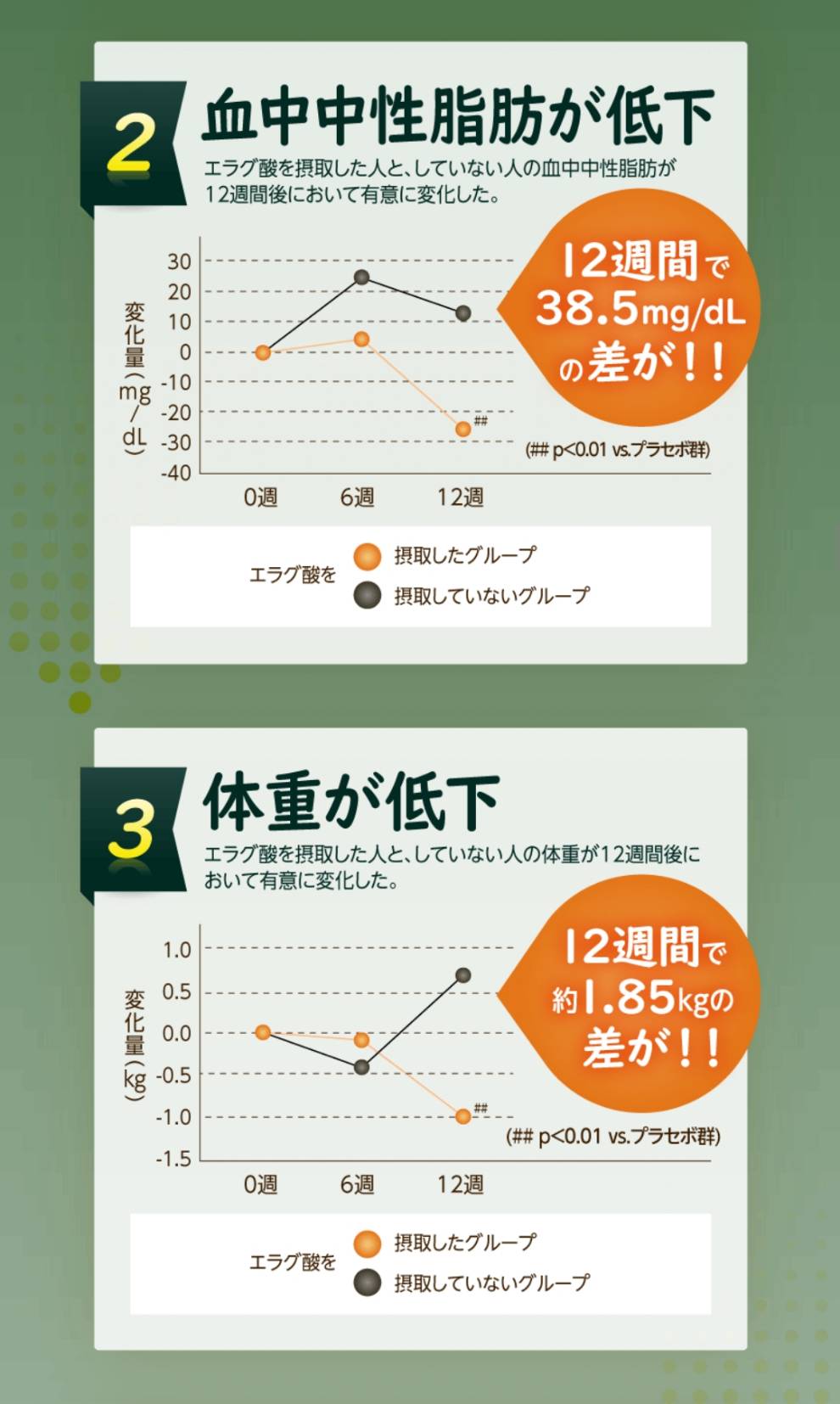 肥満気味な方をサポート