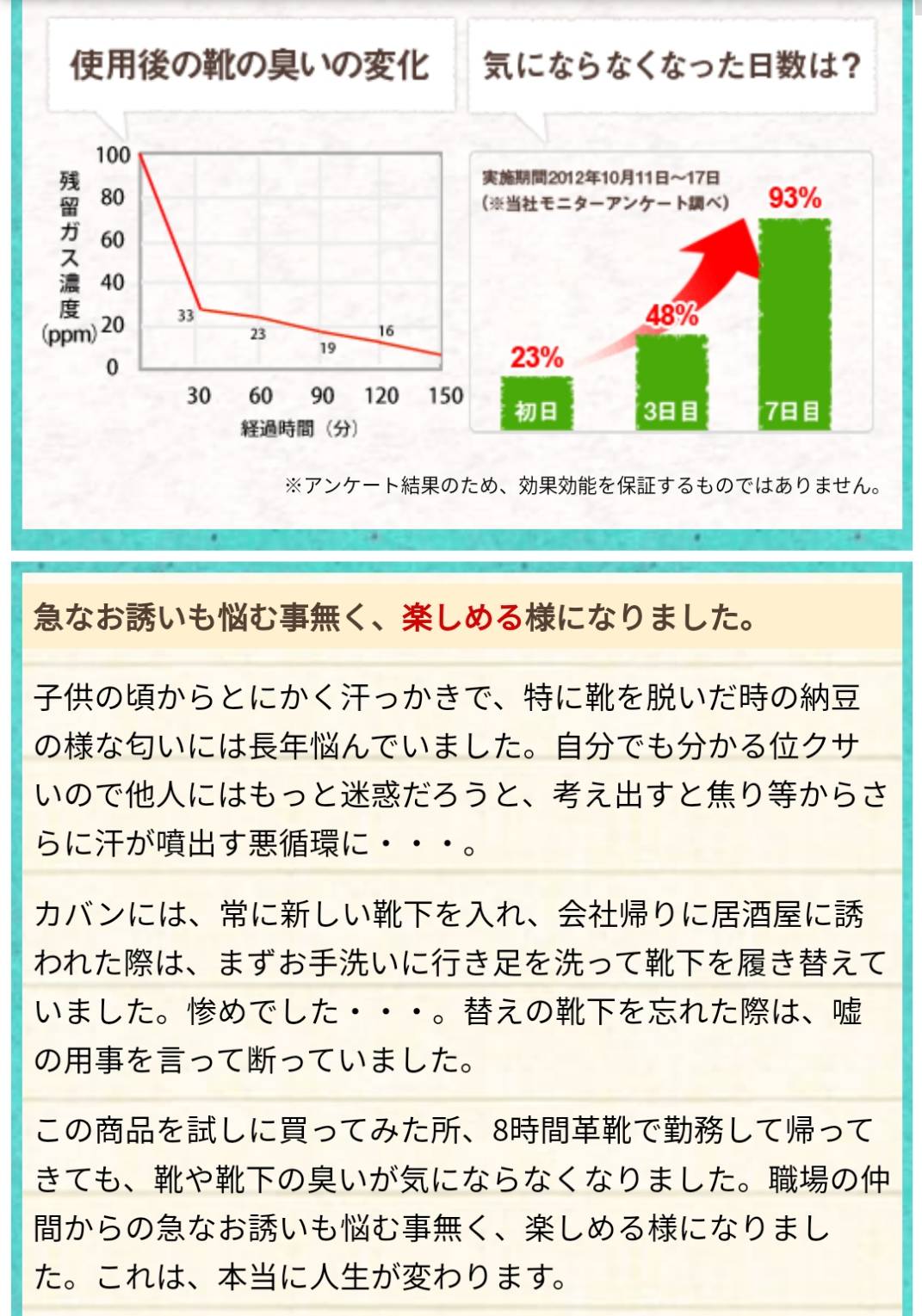 足の臭いでお悩みの方に