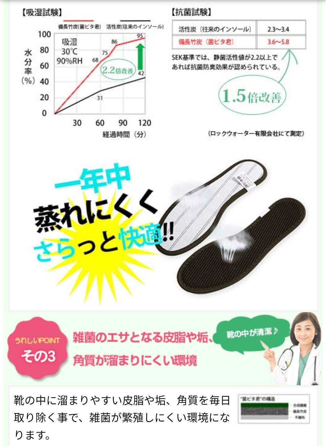 足の臭いでお悩みの方に