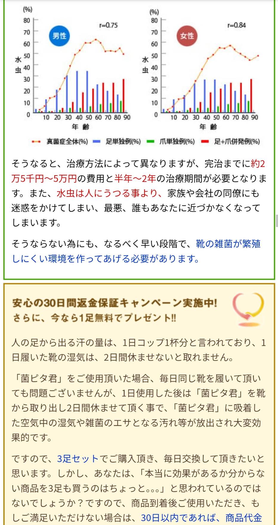 足の臭いでお悩みの方に